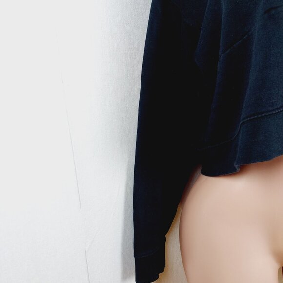 Columbia Women's Black Trek Colorblock Crew Neck Pullover Cropped Sweatshirt XL - Picture 6 of 14